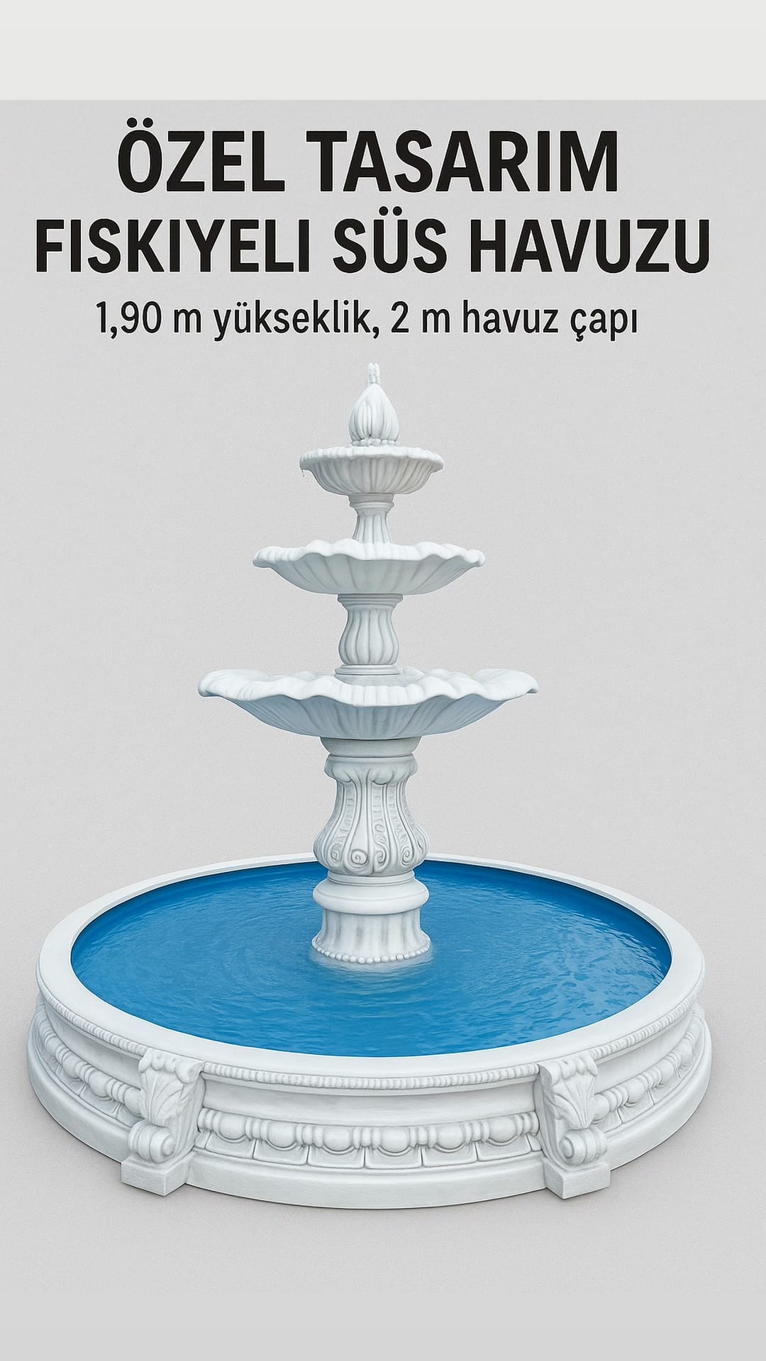 Şadırvan süs havuzu
